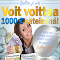 voita-1000-euroa-kateisena